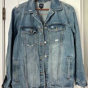 GAP Distressed Jean Jacket